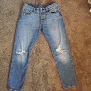 Light Wash Levi 501s Size 24